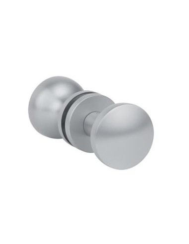 KLAMKA APRILE NINFEA ROZETA R SLIM 7MM SC - CHROM SATYNOWY