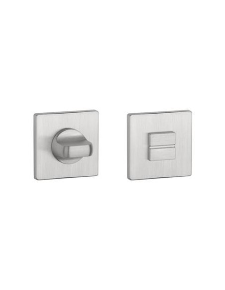 KLAMKA APRILE ALISSO ROZETA Q SUPER SLIM 5MM DSC - CHROM SZCZOTKOWANY