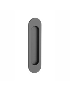 UCHWYT DRZWIOWY OWALNY APRILE 7040 BLACK - CZARNY MATOWY