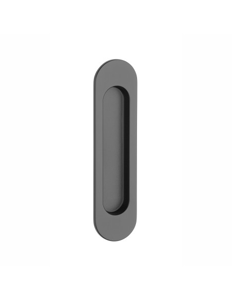 UCHWYT DRZWIOWY OWALNY APRILE 7040 BLACK - CZARNY MATOWY