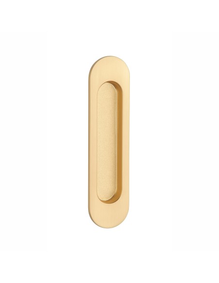 UCHWYT DRZWIOWY OWALNY APRILE 7040 GOLD SATIN - ZŁOTY MATOWY