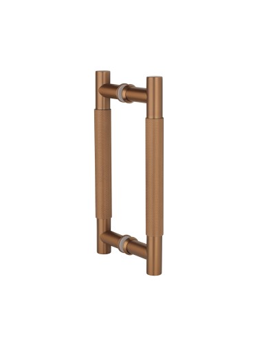 UCHWYT DRZWIOWY RYFLOWANY STERK 1770 PN PVD - MIEDZIANY PVD - DWUSTRONNY