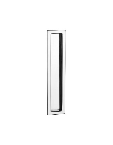 UCHWYT PROSTOKĄTNY DO DRZWI PRZESUWNYCH MN1097Z 03 - CHROM POLEROWANY OC