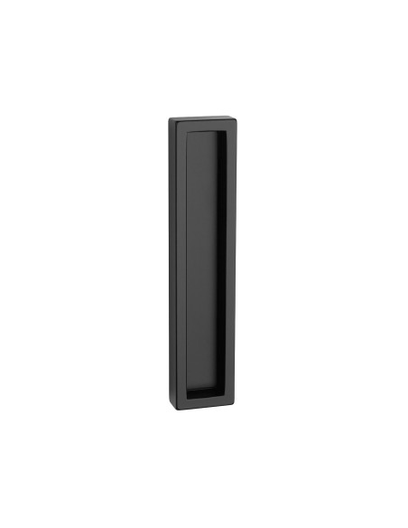 UCHWYT PROSTOKĄTNY DO DRZWI SZKLANYCH MN1158Z 153 - CZARNY MATOWY BLACK MAT SZKŁO