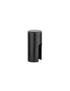 NASADKA NA ZAWIAS ALUMINIUM DŁ. 30MM FI 13,5MM BLACK - CZARNY MATOWY