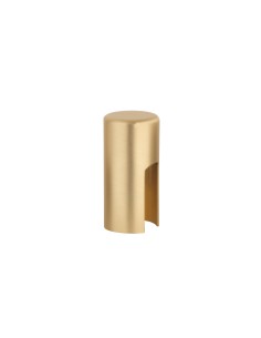 NASADKA NA ZAWIAS ALUMINIUM DŁ. 30MM FI 13,5MM GOLD SATIN - ZŁOTY MATOWY