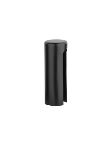 NASADKA NA ZAWIAS ALUMINIUM DŁ. 40MM FI 13,5MM BLACK - CZARNY MATOWY