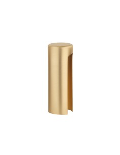 NASADKA NA ZAWIAS ALUMINIUM DŁ. 40MM FI 13,5MM GOLD SATIN - ZŁOTY MATOWY