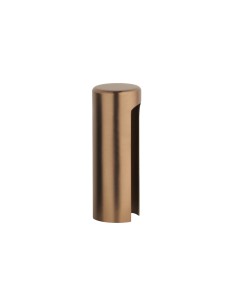 NASADKA NA ZAWIAS ALUMINIUM DŁ. 40MM FI 13,5MM LIGHT BROWN - JASNY BRĄZOWY