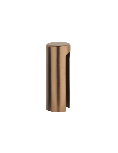 NASADKA NA ZAWIAS ALUMINIUM DŁ. 40MM FI 13,5MM LIGHT BROWN - JASNY BRĄZOWY
