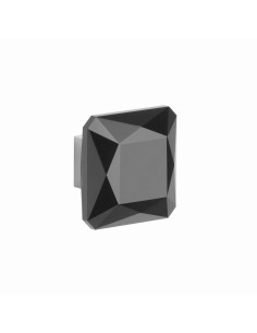 UCHWYT MEBLOWY APRILE 1065-S LC/BK - CHROM POLEROWANY / CZARNY KRYSZTAŁ