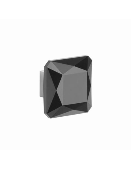 UCHWYT MEBLOWY APRILE 1065-S LC/BK - CHROM POLEROWANY / CZARNY KRYSZTAŁ