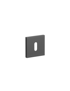 ROZETA STILE Q SLIM 7MM BLACK - CZARNY MATOWY OB