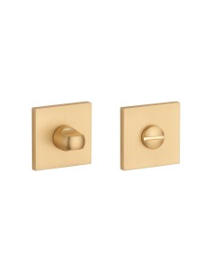 ROZETA STILE Q SLIM 7MM GOLD SATIN - ZŁOTY MATOWY WC 4X4