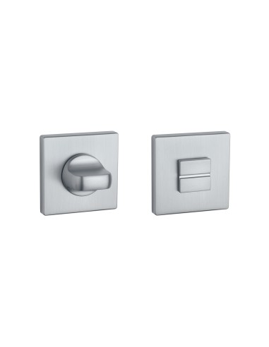 ROZETA STILE Q SLIM 7MM SC - CHROM SATYNOWY WC 4X4