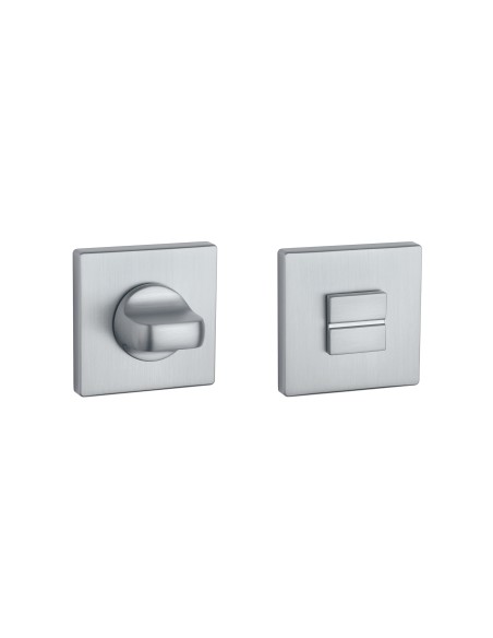 ROZETA STILE Q SLIM 7MM SC - CHROM SATYNOWY WC 4X4