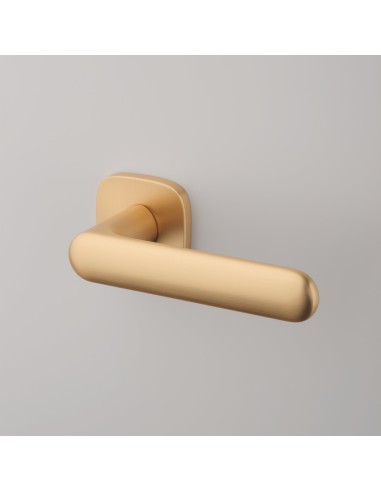 KLAMKA APRILE OLEA ROZETA QR SLIM 7MM KG - ZŁOTY MATOWY