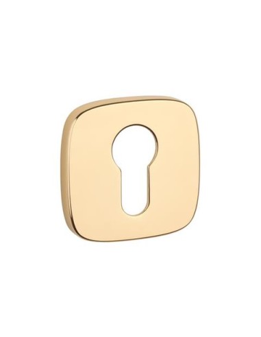 KLAMKA APRILE OLEA ROZETA QR SLIM 7MM LG - ZŁOTY POLEROWANY