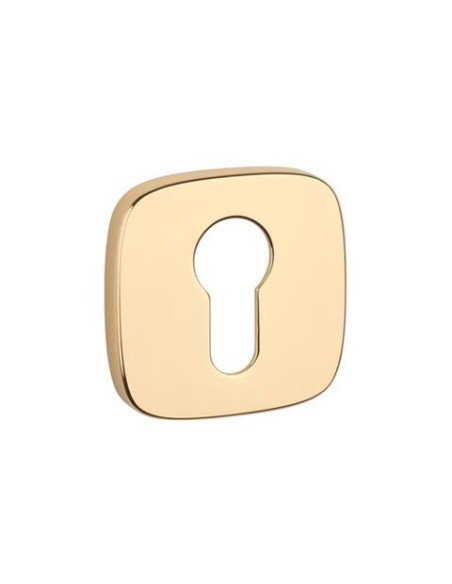 KLAMKA APRILE OLEA ROZETA QR SLIM 7MM LG - ZŁOTY POLEROWANY