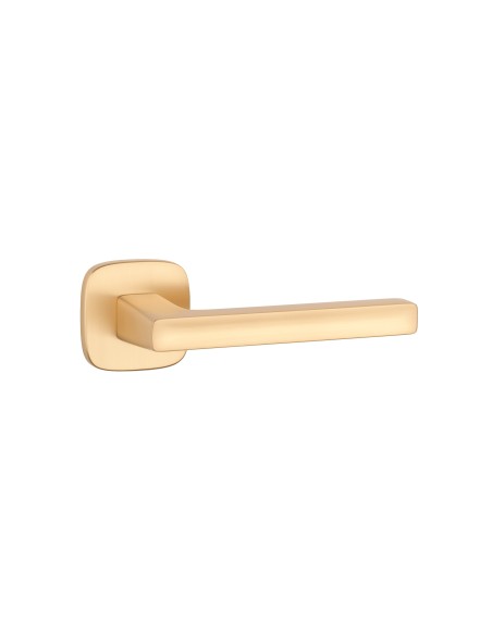 KLAMKA APRILE PEA ROZETA QR SLIM 7MM KG - ZŁOTY MATOWY