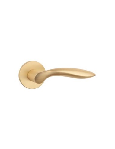 KLAMKA OKIENNA STILE PULIA R GOLD SATIN - ZŁOTY MATOWY