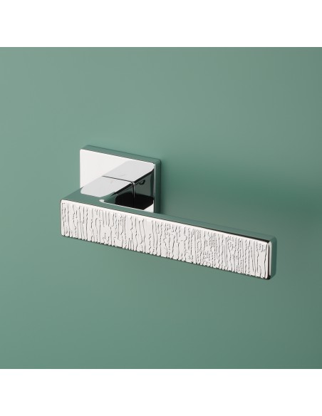KLAMKA APRILE AMARYLIA ROZETA Q SLIM 7MM LC - CHROM POLEROWANY